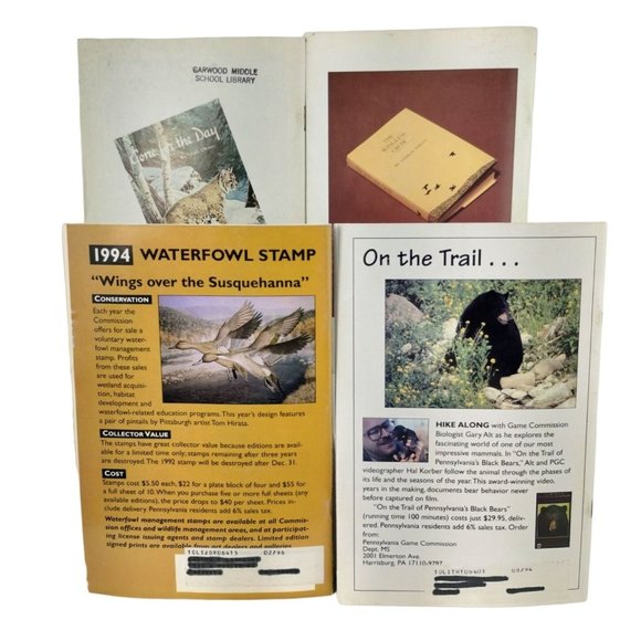 Pennsylvania Game News 4 issues 1985 to 1994 Hunting Trapping Fishing Wildlife - Picture 6 of 6